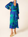 SACHA DRAKE CHRYSANTHEMUM WRAP DRESS