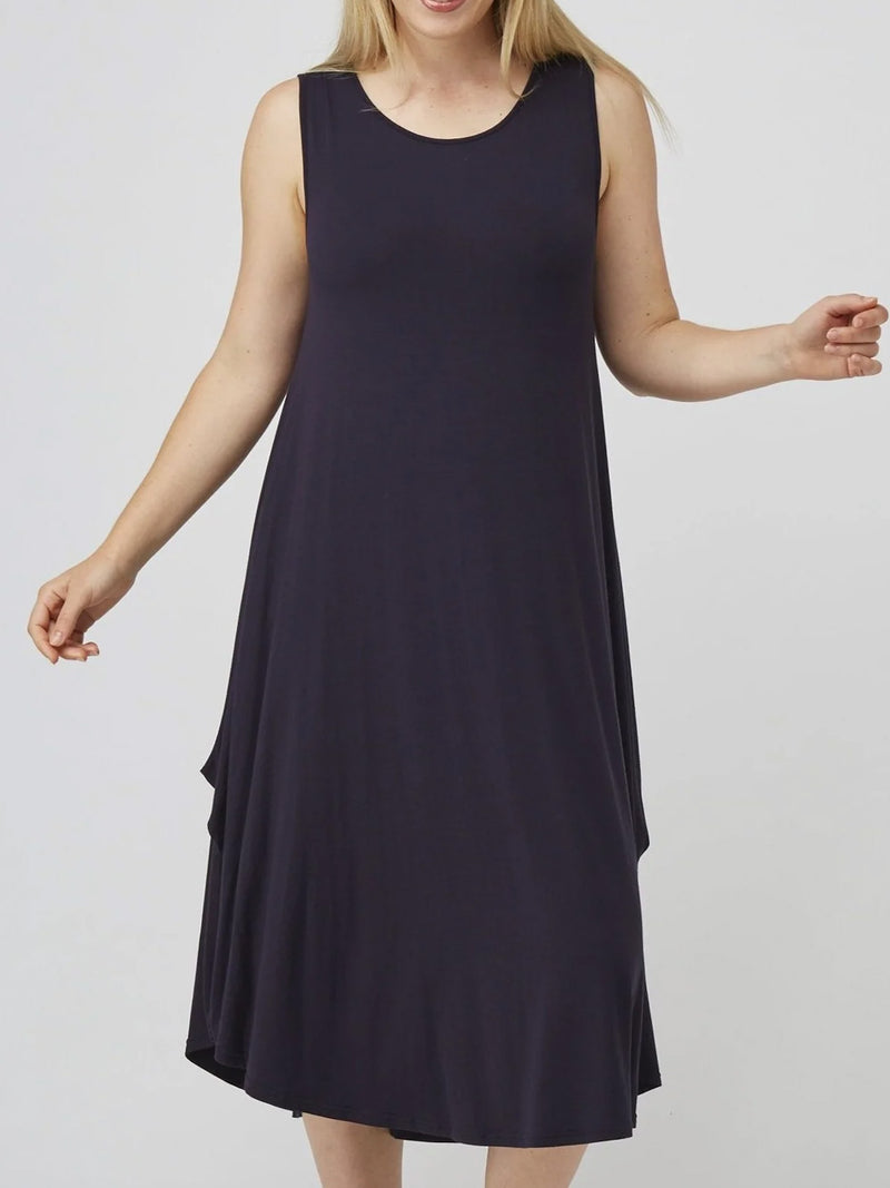 TANI SLEEVELESS TRI DRESS