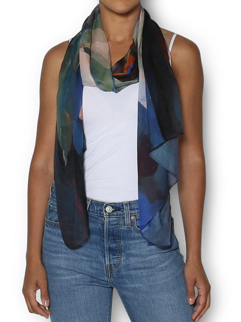THE ARTISTS LABEL CALLA LILIES SCARF