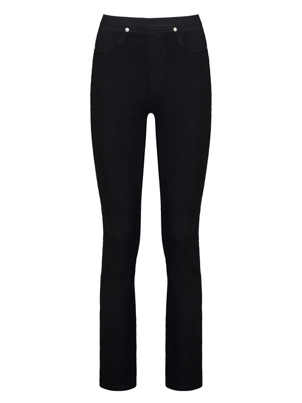 VASSALLI SLIM LEG PULL ON DENIM PANT