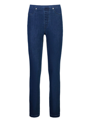 VASSALLI SLIM LEG PULL ON DENIM PANT