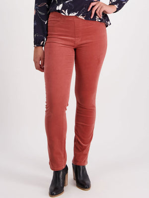 VASSALLI SLIM LEG CORD PULL ON PANT