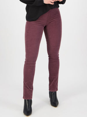 VASSALLI SLIM LEG CORD PULL ON PANT