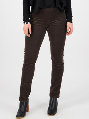 VASSALLI SLIM LEG CORD PULL ON PANT