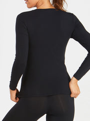 TANI LONG SLEEVE HIGH NECK TOP