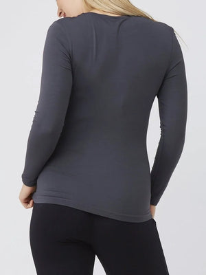 TANI LONG SLEEVE HIGH NECK TOP