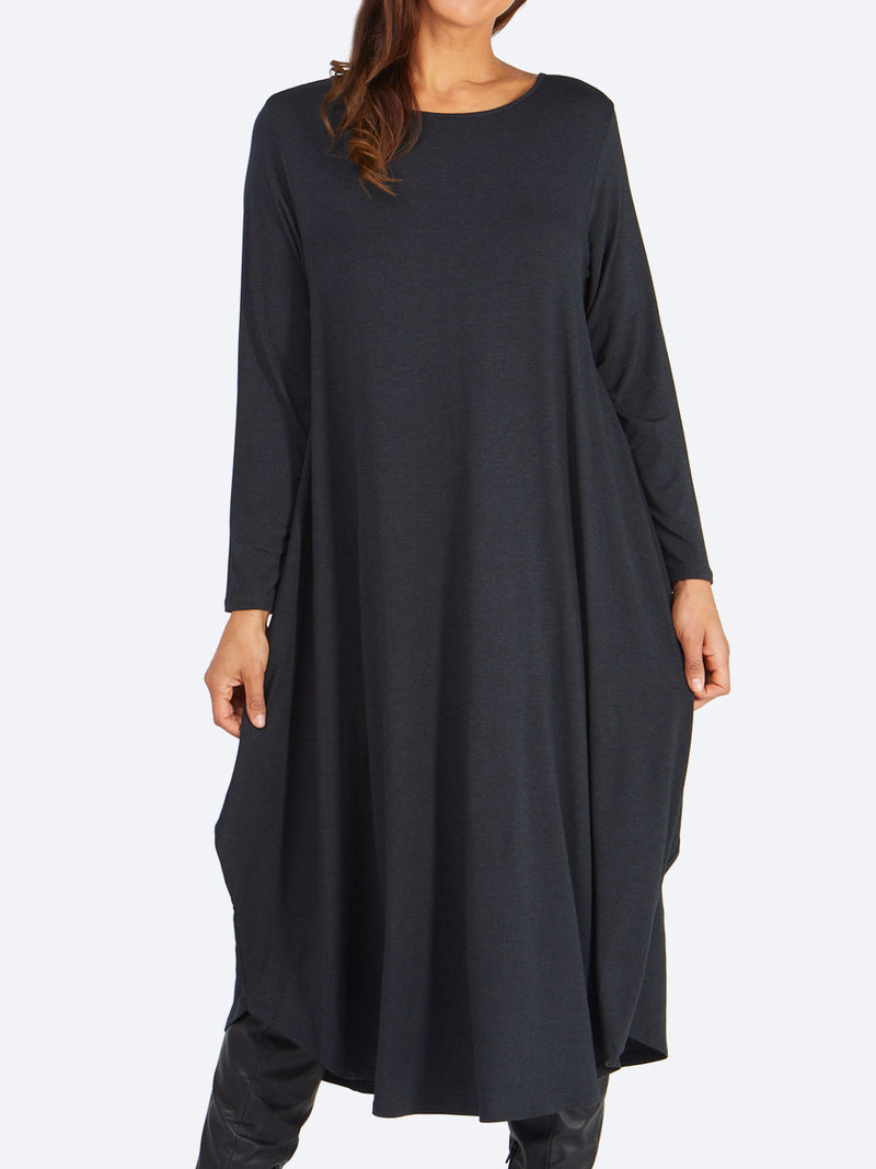 TANI MARLE LONG SLEEVE TRI DRESS