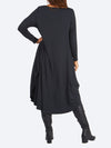 TANI MARLE LONG SLEEVE TRI DRESS